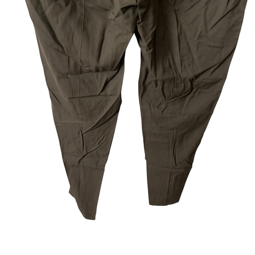 VINCE 6 Seamed Trouser Pants Dark Brown Viscose Elastane Career Stretch - Picture 12 of 12